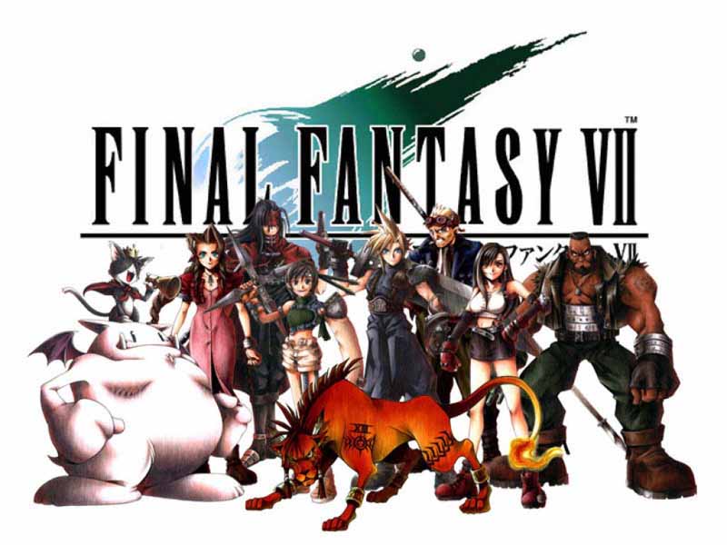 2 - Final Fantasy VII (Playstation) - jogo com muitos diálogos e uma história envolvente que marcou muitos jogadores